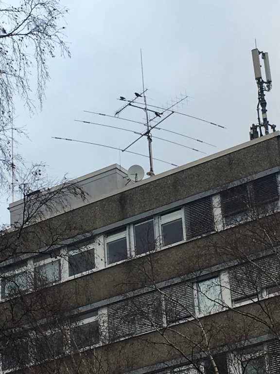 Die Antennen von DL0DSY Nahaufnahme