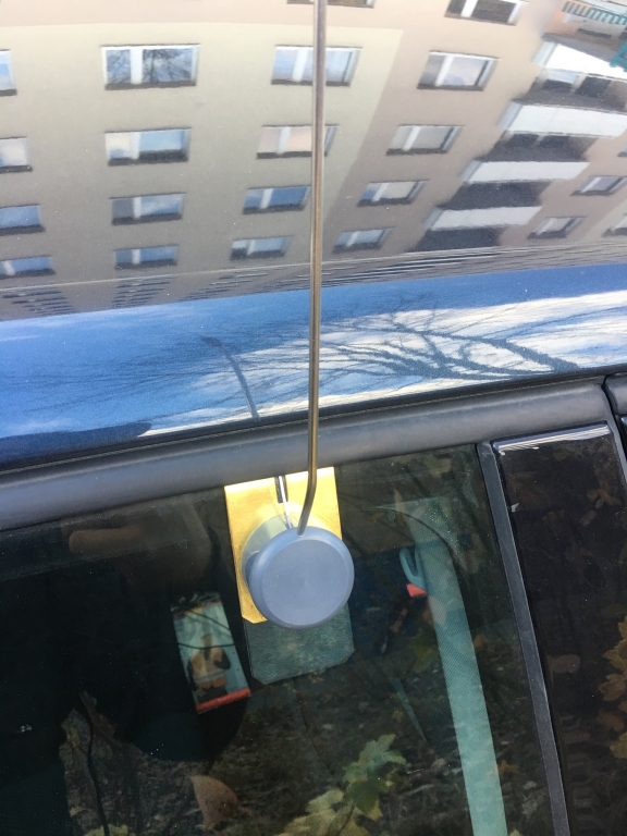 JWX Fensterklemmantenne Diplexer Deployed