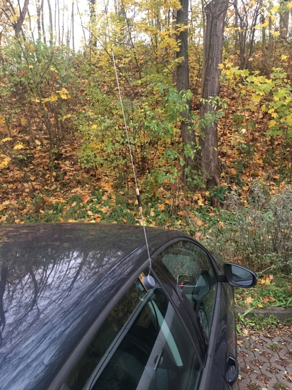 JWX Fensterklemmantenne full Deployed
